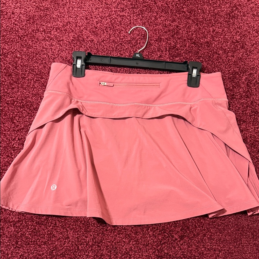 Lululemon Athletic Skort with Back Zip Pocket